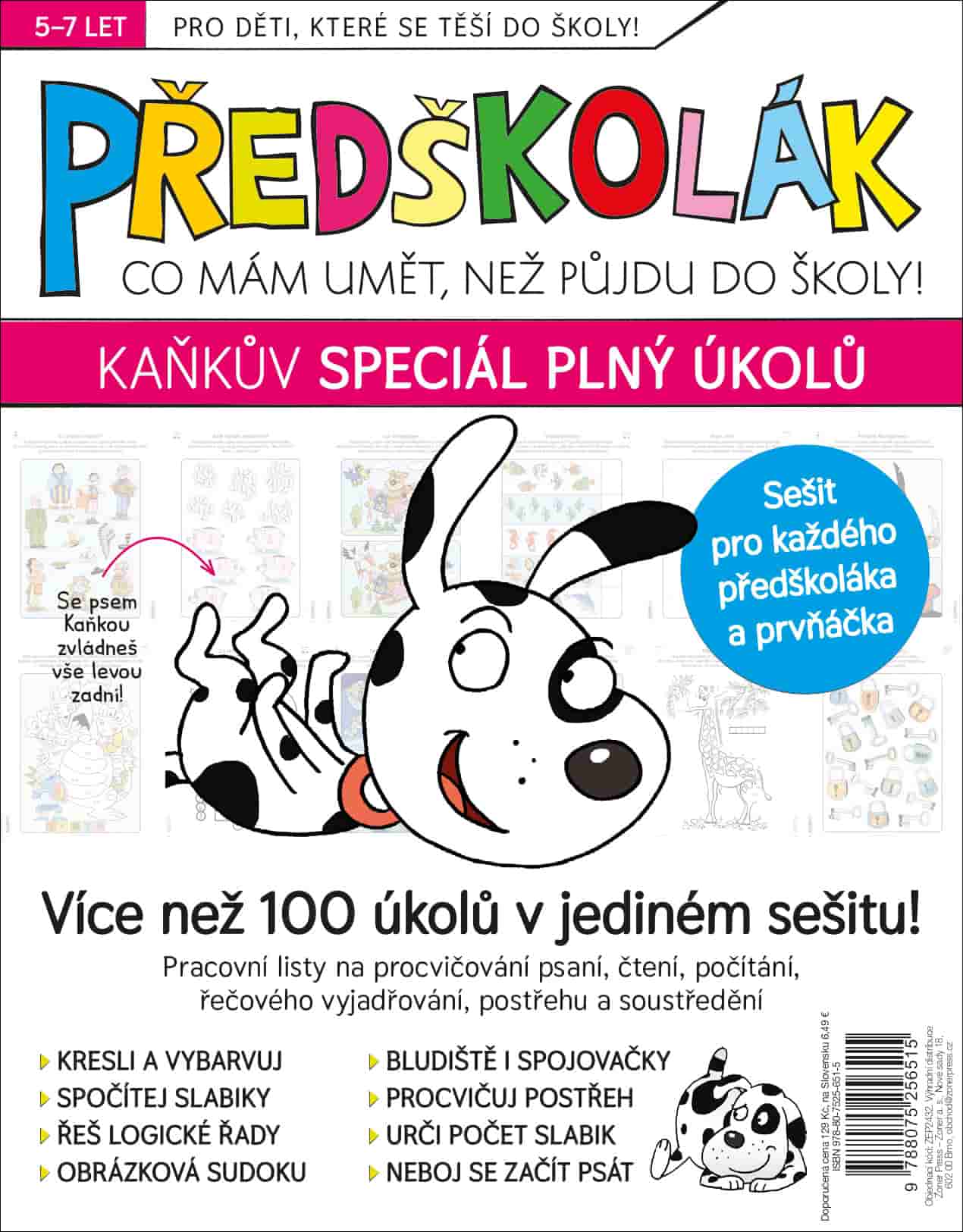 PŘEDŠKOLÁK KAŇKŮV SPECIÁL PLNÝ ÚKOLŮ