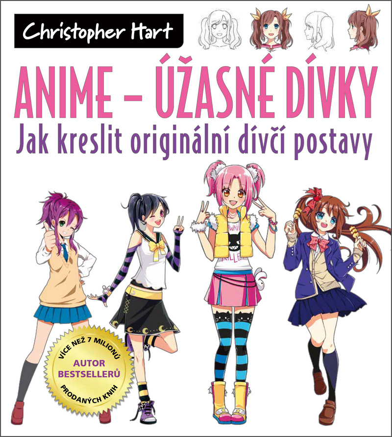 Anime – Úžasné dívky - Jak kreslit originální dívčí postavy