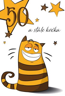 Přání K - 50 Kočka