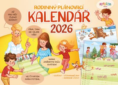 Rodinný plánovací kalendář 2026