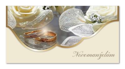 Přání L - peněžní svatební