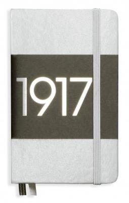 Zápisník Leuchtturm1917 - notebook A6-prázdný-stříbrný
