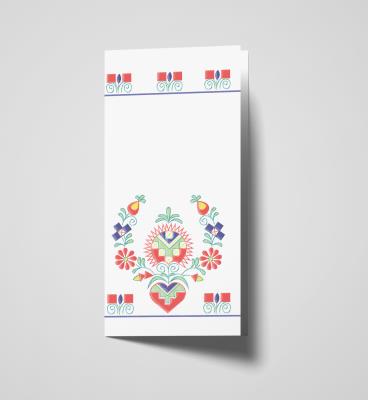 Přání na peníze s ornamentem